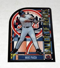 1999 Topps Gallery Gallery of Heroes 4 Mike Piazza, Mets HOF