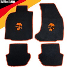 ⭐⭐⭐ Fußmatten Set für Porsche 911 997 mit Bose (schmale BF Seite) mit Schädel
