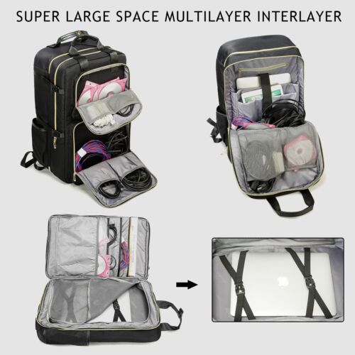 Rabjen DJ Backpack for Club Gigs, DJ Mixer Case Compatible with Pioneer DJ DD... - Picture 2 of 7