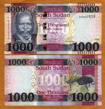 South Sudan, 1000 Pounds, 2024, P-new, UNC
