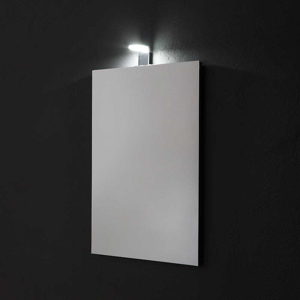 Kiamami Valentina SPECCHIO RETTANGOLARE CM 50X70 REVERSIBILE COMPLETO DI LAMPADA