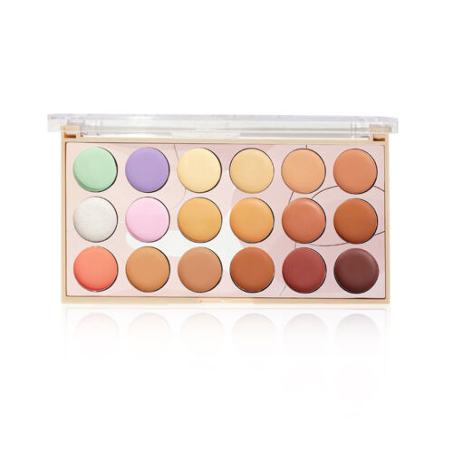 Color Concealer Palette 18-Color Full Coverage Concealer Waterproof Concealing