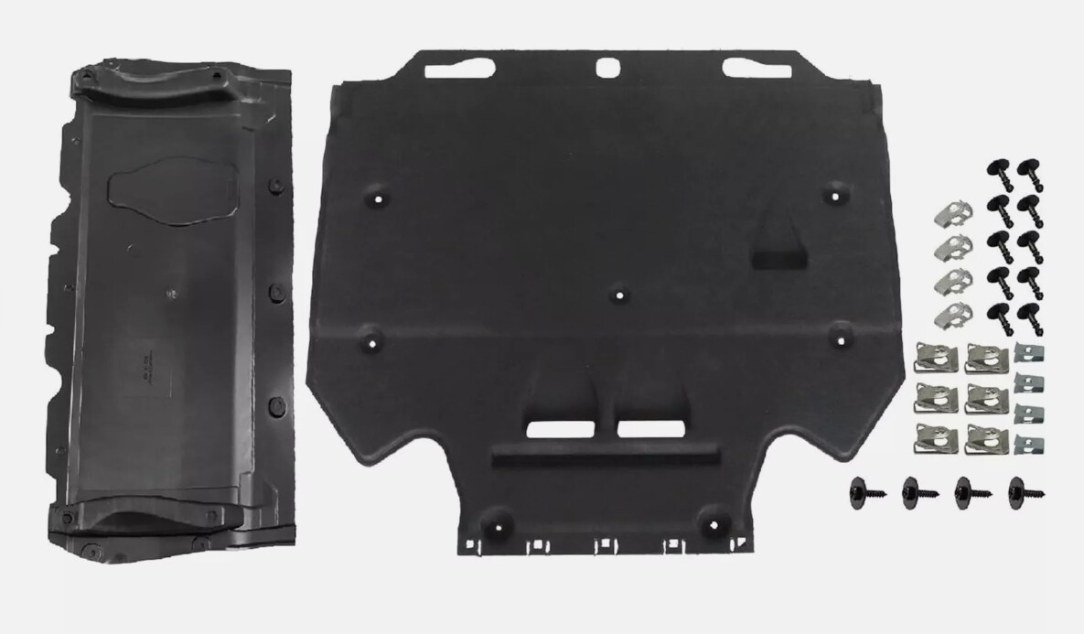 Radiator Support Cover+Splash Guards+Clips Fit For Audi A6 (4G/C7) A7 (4G) 11-18