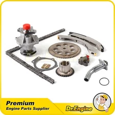 Timing Chain Kit Water Pump Thermostat Fit 02-07 Buick Chevrolet GMC Isuzu 4.2L