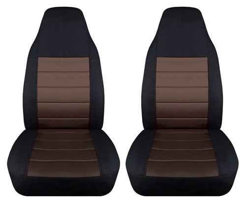 Juego de fundas de asiento de coche delanteras para Jeep Wrangler YJ-TJ-LJ 1985-2006 buen color - Imagen 11 de 27