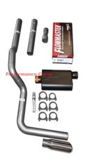Mandrel Bent Exhaust w/ Flowmaster Super 44 Muffler Fits 88-01 Dodge Ram 5.2 5.9