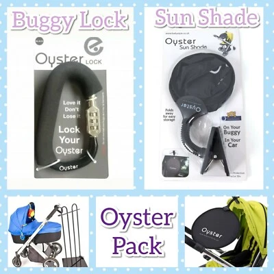 Babystyle Oyster Sun Shade & Oyster Lock, value pack