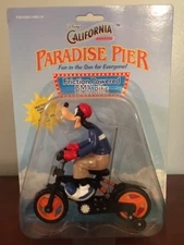 Disney California Adventure Paradise Pier Goofy Friction Powered BMX Bike - Rare