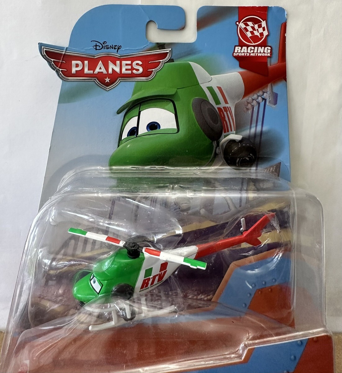 Disney Pixar Planes Vasquez Racing Sports Network Rare! | eBay