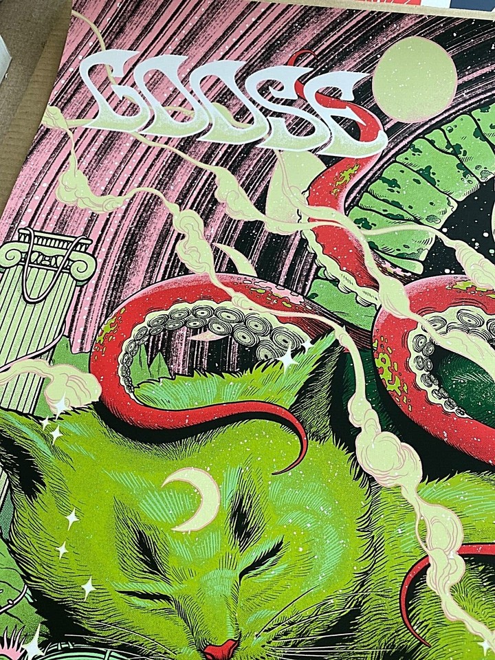 GOOSE the band Wilmington NC June 14th N1 2022  Only Variant Poster