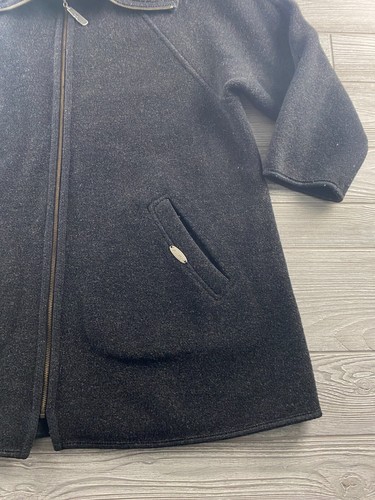 Giesswein Coat Women's (EU) 40 Wool Oversized Soft Material Black - Picture 2 of 9