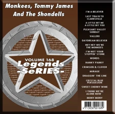 MONKEES,TOMMY JAMES &THE SHONDELLS LEGEND KARAOKE CD+G Vol-168 I'M A BELIEVER++