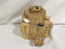 Bears Etc Hard At Work Hand Made In USA Bear In A Chair (Signed)