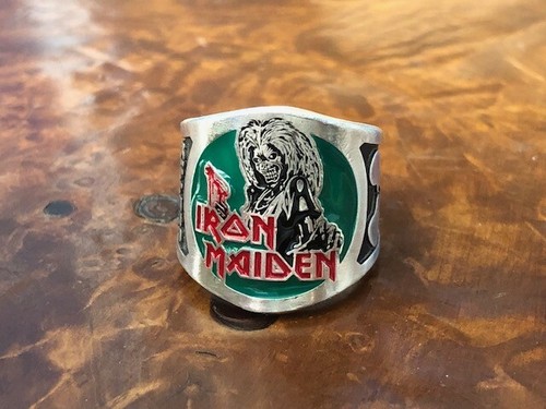 IRON MAIDEN 1981 killers tour sterling silver ring Made in USA!... - Picture 2 of 12