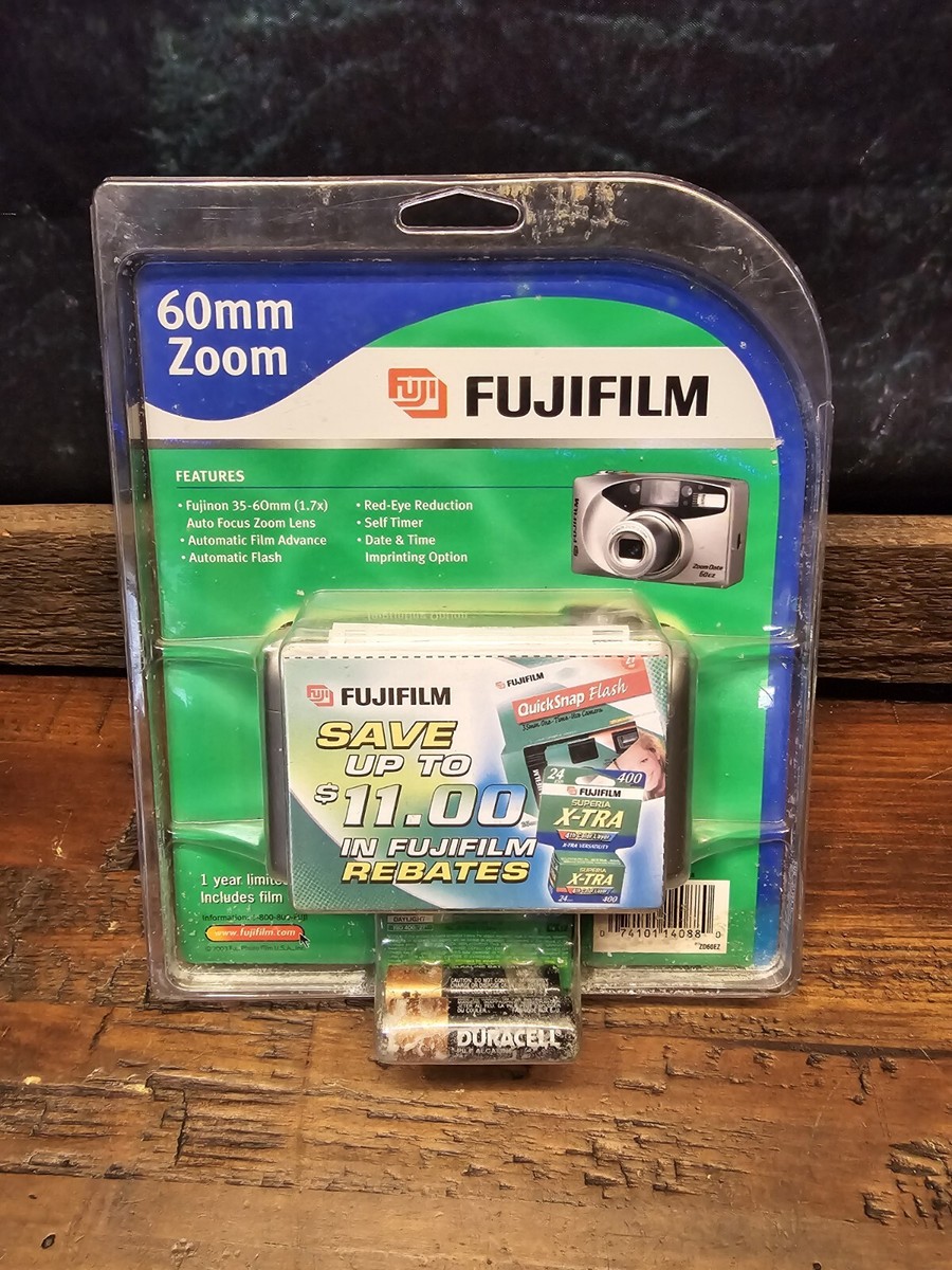 Fujifilm Zoom Date 60EZ - 35mm Point & Shoot Film Camera - Tested