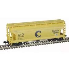 Atlas N ACF 3560 Covered Hopper Chessie System(C&O)Road #601343 Item #50006113