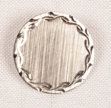 Sterling Silver Signet Pin No Monogram 5 Grams Jeweler's Estate Item