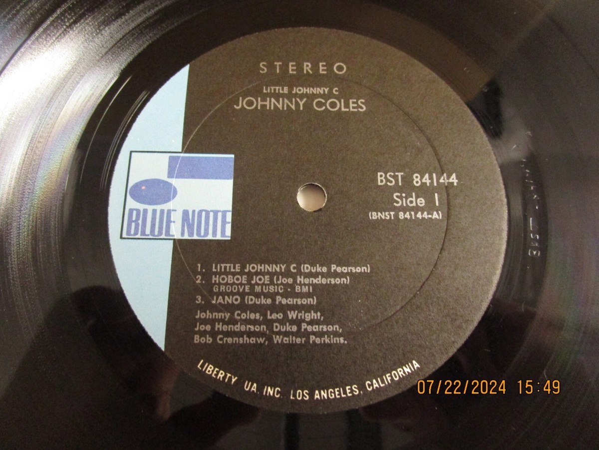 BLUE NOTE Johnny coles/little Johnny新品LP Johnny Coles - Little Johnny C - Blue Note Vinyl Reissue 33 RPM