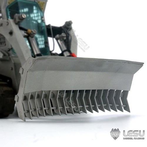 LESU RC Dozer Shovel Rake Bucket 1/14 Hydraulic Skid Steer Loader Accessory DIY - Picture 5 of 7