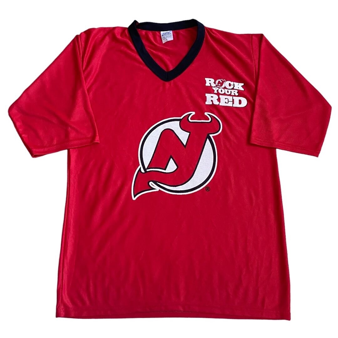 Park Antony NHL New Jersey Devils Promo Giveaway Jersey Sz L