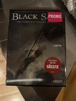 Black Sails: The Complete 2nd Season DVD pirates Starz TV series New Sealed - Image 1 of 2