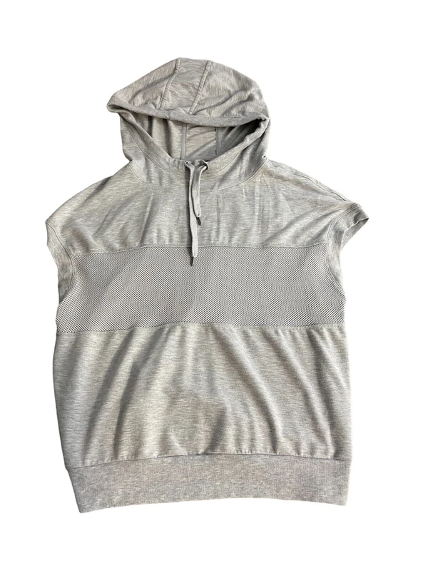 yogalicious pullover sleeveless yoga drawstring hoodie