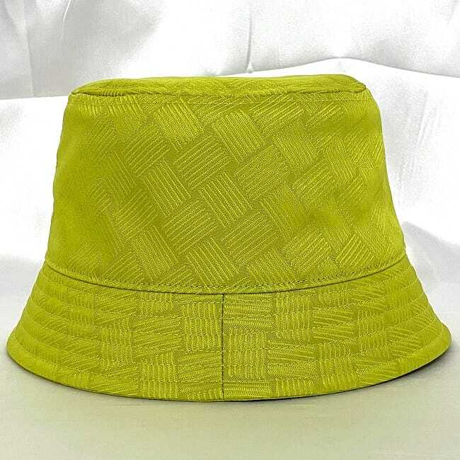 BOTTEGA VENETA Hat Bucket Hat Light Yellow Paraquito Intrecciato