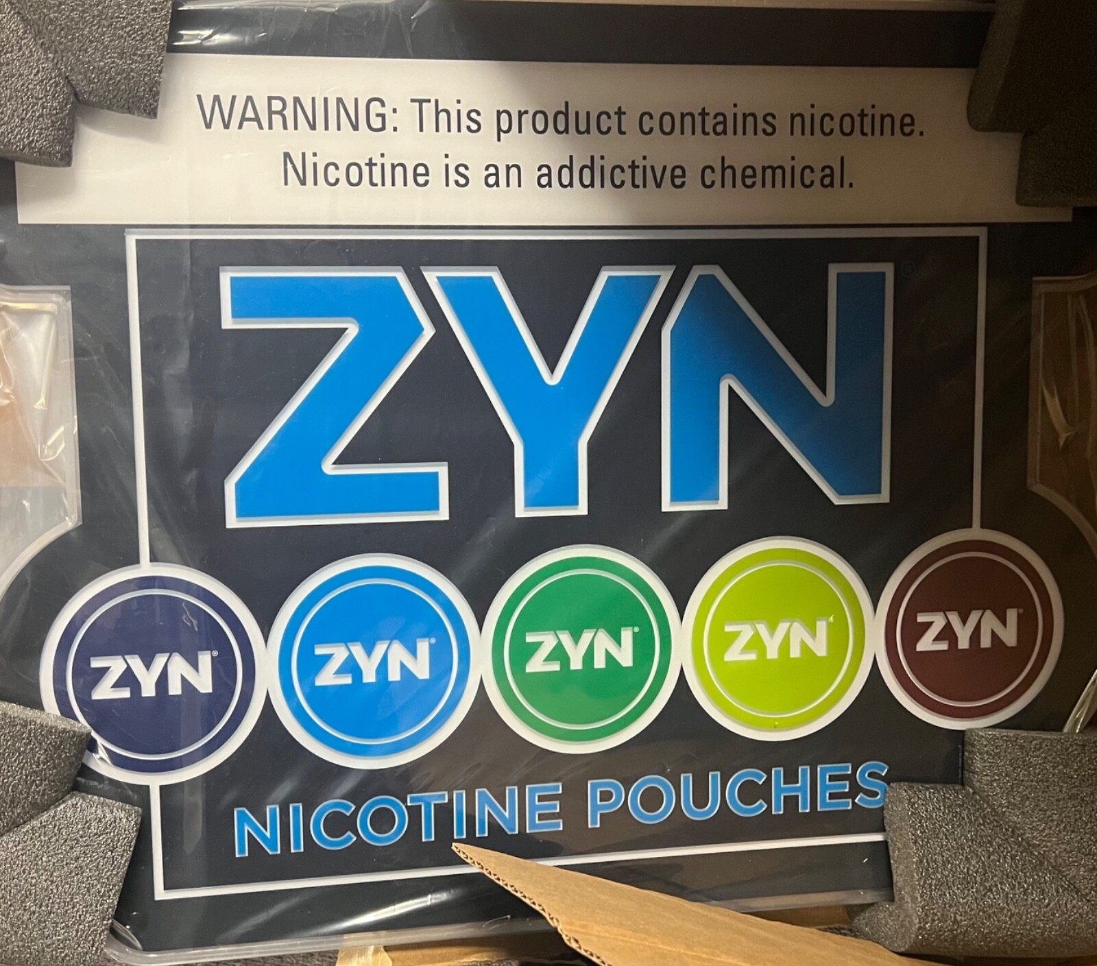 ZYN Acrylic LED Sign eBay