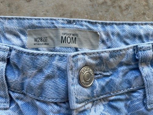 Topshop MOM High Waisted Tapered Faded 