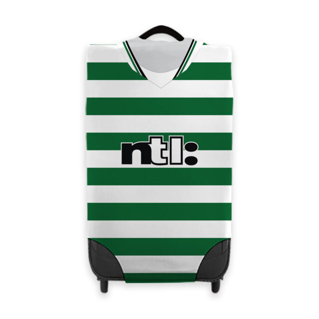 Celtic 2001 Home Shirt - Retro Football Personalised Suitcase Luggage Cover