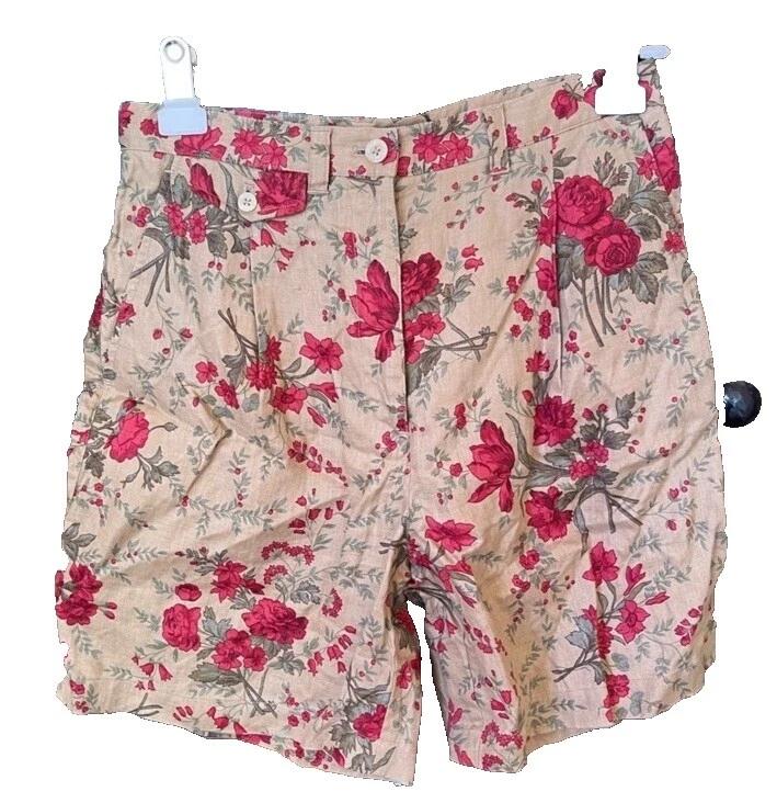 Pantalones cortos de lino floral Ralph Lauren para Mujeres