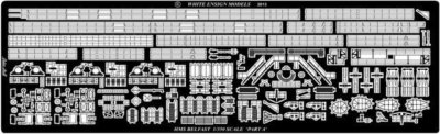 WEM PE35172 1/350 HMS Belfast Detail Up Etching Parts for Trumpeter