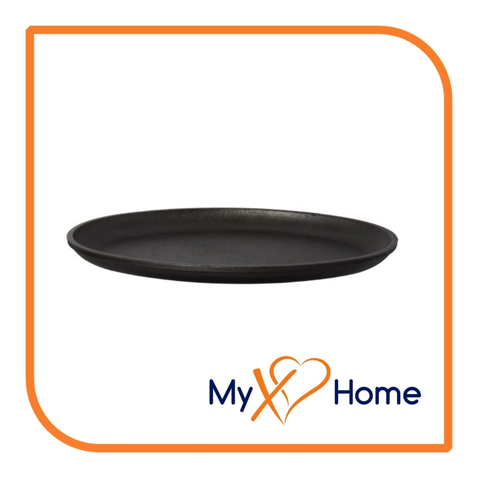9" Pre-Seasoned Cast Iron Fajita Skillet (6 Skillets) by MyXOHome