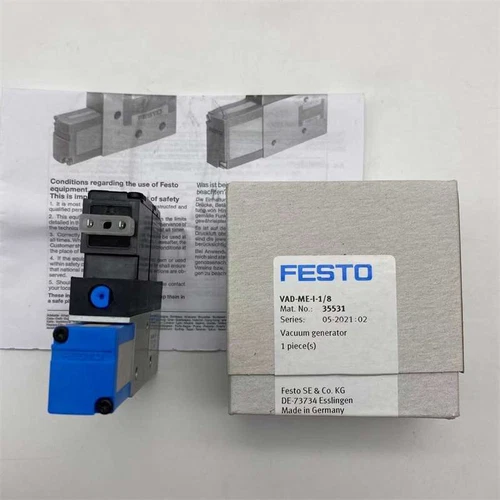 Festo VAD-ME-I-1/8 35531 Vacuum Generator New One VADMEI1/8 Expedited Shipping - Picture 1 of 2