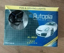 New Autopia Al-reg B Xenon White Halogen H3-55 Watt Fog Driving Lights Nib