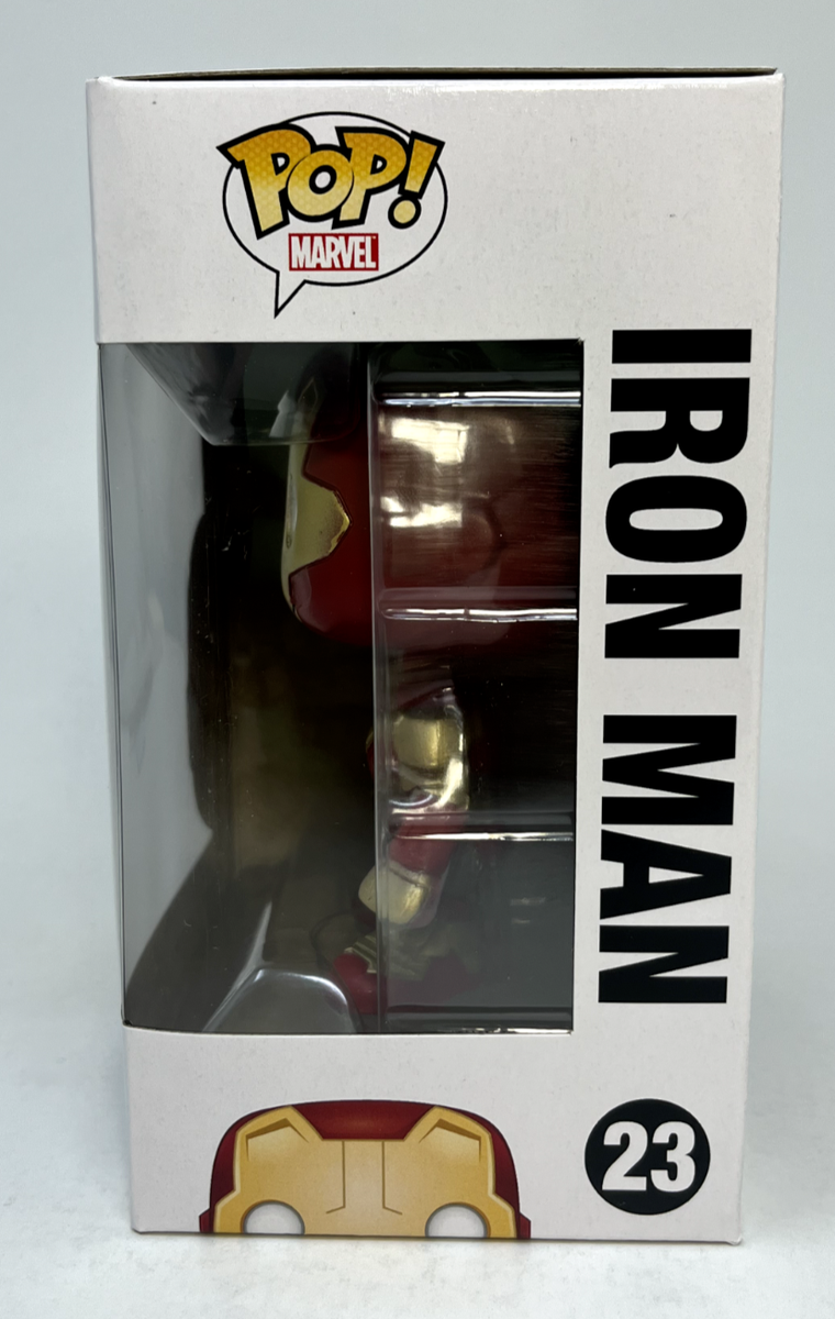 Funko POP Marvel Iron Man #23 Iron Man Vinyl Figure VAULTED!!! | eBay