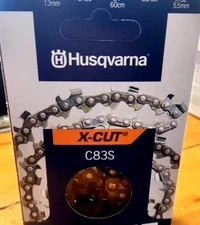 Husqvarna NEW OEM X-CUT Skip tooth CHAIN C83S 3/8 .050" 84DL 24" # 585551284