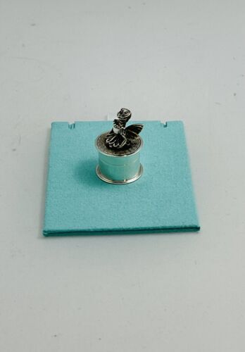 Authentic Tiffany & Co. Sterling Silver Tooth Fairy Pill Box - 第 3/12 張圖片