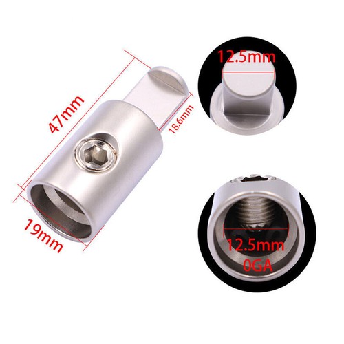 4PCS 1/0 Gauge To 0 Gauge Car Stereo Audio Amp Power/Ground Input Wire Reducer - Picture 2 of 8