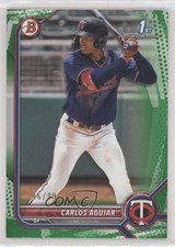 2022 Bowman Prospects Green Pattern Border 16/99 Carlos Aguiar #BP-1 9hx