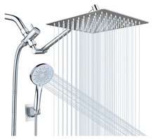 Shower Head Combo, 10 Inch High Pressure Rain Shower Head with 11 Inch