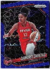 2025 Panini WNBA Prizm Damiris Dantas #42 Blue Velocity Indiana Fever
