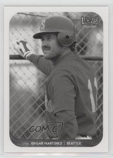 2018 Topps Archives Snapshots Black & White Edgar Martinez #AS-EM HOF 3l1
