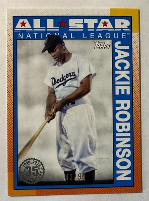 2025 Topps Series 2 Jackie Robinson 1990 Topps Baseball The Real One 42/90