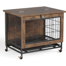 Dog Crate Wooden Kennel Sofa Table End Table Beautiful Furniture Indoor