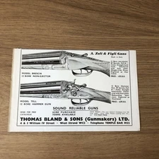 GUNS142 MAGAZINE ADVERT 6X9 A. ZOLI & FIGLI GUNS: MODEL BRESCIA