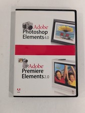 Adobe Photoshop Elements 4.0 Premiere Elements 2.0 w/Serial Numbers