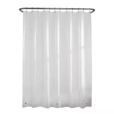 PEVA 70 In. W X 72 In. L White Shower Curtain Liner