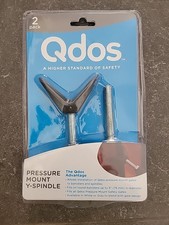 2 Pack Qdos Pressure Mount Y-Spindle For Baby Gate Banister