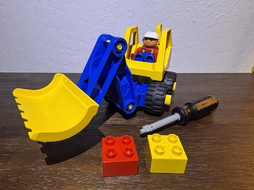 1992 Vintage LEGO Duplo TOOLO Dumper Truck Complete 2910